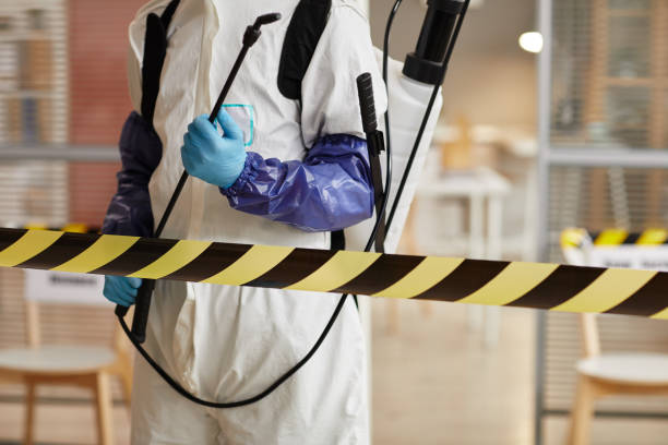 Professional Biohazard Cleanup technician working in Hughesville, MD